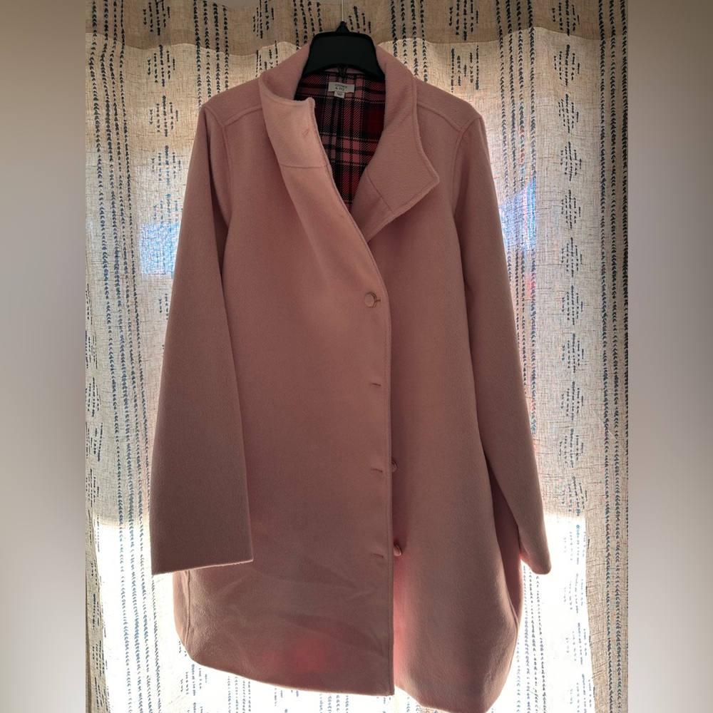 Crown & Ivy Long Car Coat size XXL